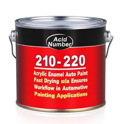 Harga yang bagus Acid Number 210-220 Acrylic Enamel Auto Paint Fast Drying Formula Ensures Workflow in Automotive Painting Applications on line