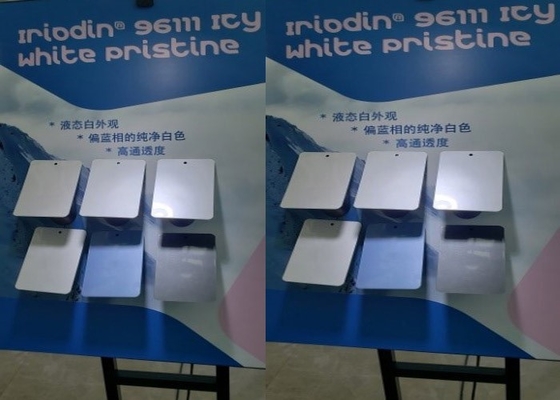 Harga yang bagus Tinta Efek Cermin Viskositas Tinggi Transparan Adhesi Yang Baik Dengan PET / PMMA on line