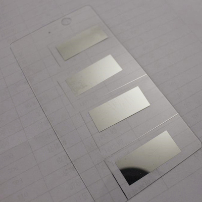 Mirror Chrome dan Gold Mirror Silk Screen Printing Ink Diterbitkan Di Belakang Plastik Kaca
